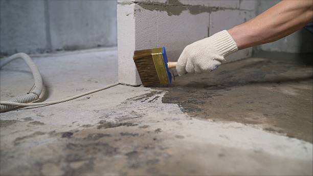 Crawl space vapor barrier installation in Marshall, IL